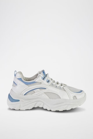 Sneakers com plataforma - Branco