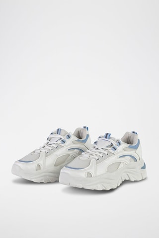 Sneakers com plataforma - Branco