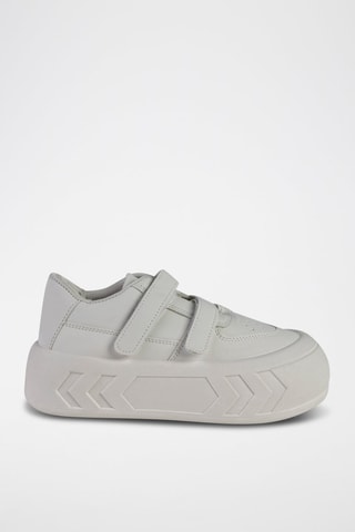 Sneakers com plataforma - Branco