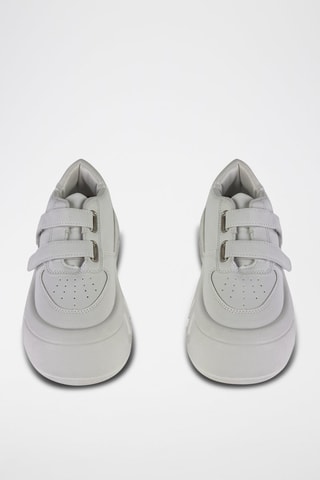 Sneakers com plataforma - Branco