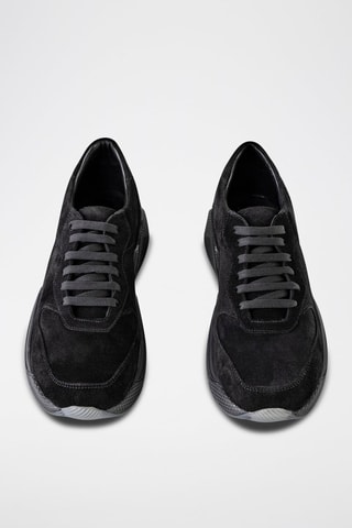 Sapatilhas em nobuck Preto