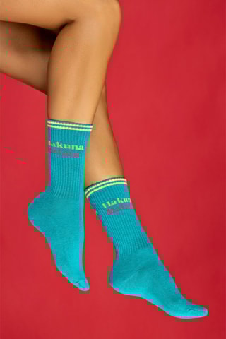 4 pares de meias - Azul