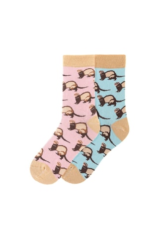 2 pares de meias - Rosa