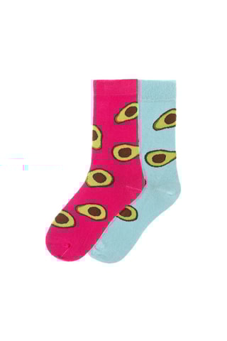 2 pares de meias - Rosa
