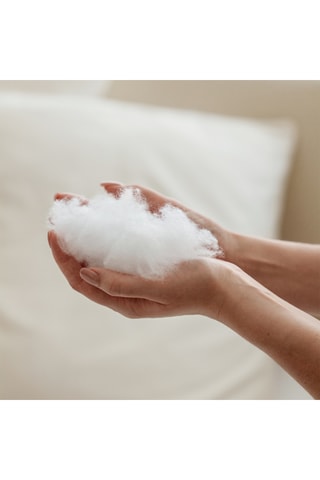 Edredão quente de inverno em percal de algodão 91 fios/cm² Cocoon - 400 g/m² - Branco