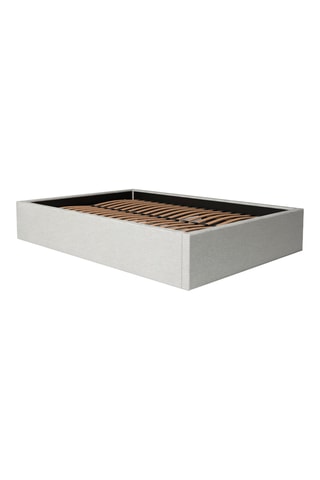 Cama com arrumação e cabeceira Emma - Branco