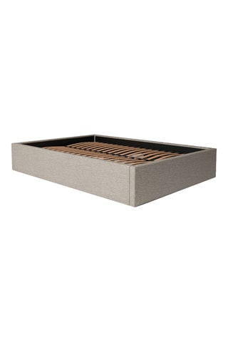 Cama com arrumação e cabeceira Emma - Bege