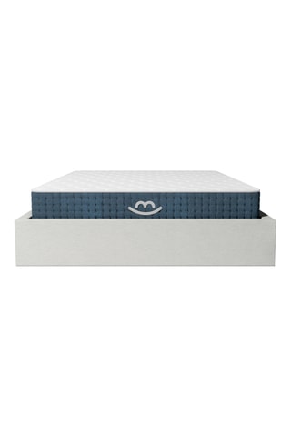 Cama com arrumação Emma e colchão híbrido espuma de memória de forma com molas premium Jade