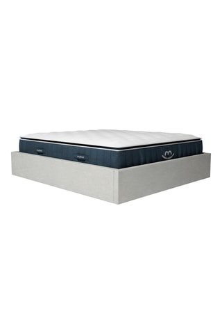 Cama com arrumação Emma e colchão híbrido espuma de memória de forma com molas luxe Victoria
