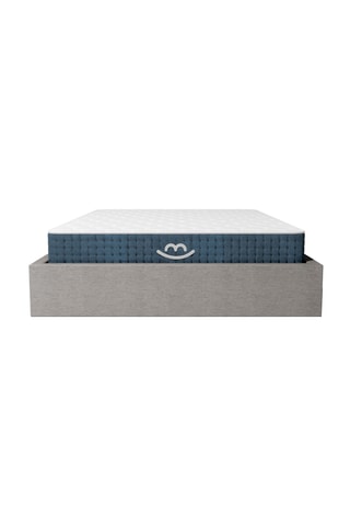 Cama com arrumação Emma e colchão híbrido espuma de memória de forma com molas premium Jade