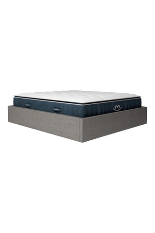 Cama com arrumação Emma e colchão híbrido espuma de memória de forma com molas luxe Victoria