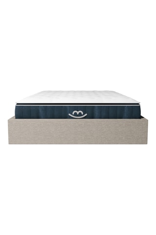 Cama com arrumação Emma e colchão híbrido espuma de memória de forma com molas luxe Victoria