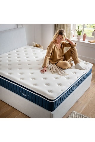 Colchão hibrido de espuma com memória de forma com molas em sacos Victoria - Espessura 30 cm - Firme