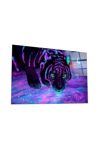Tableau en verre trempé Tiger 