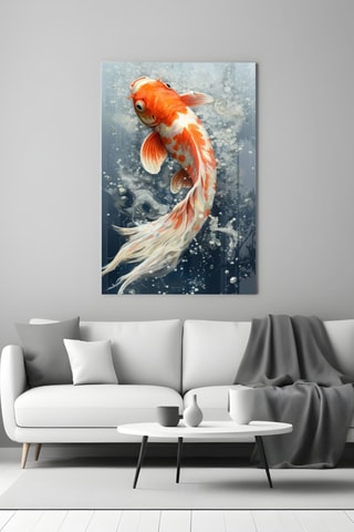 Tableau en verre trempé Angelfish