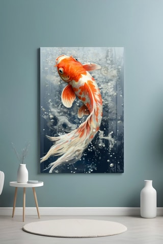 Tableau en verre trempé Angelfish