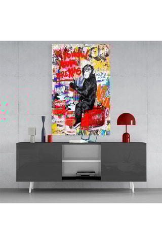 Tableau en verre trempé "Everyday Life" - Mr. Brainwash - Reproduction