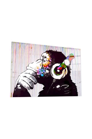 Tableau en verre trempé - Banksy - Reproduction