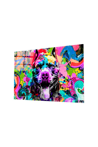 Tableau en verre trempé Pitbull 