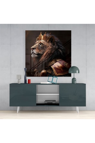 Tableau en verre trempé Lion King 