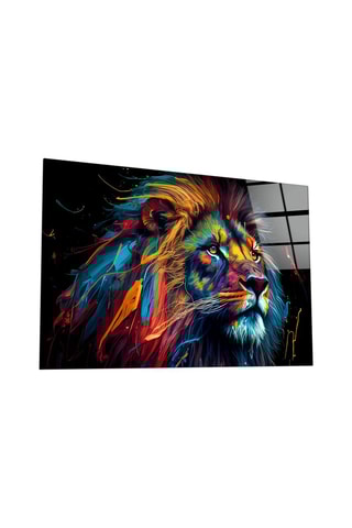 Tableau en verre trempé Nobility of the Lion 