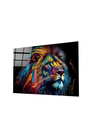 Tableau en verre trempé Nobility of the Lion 