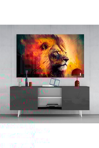 Tableau en verre trempé Nobility of the Lion 