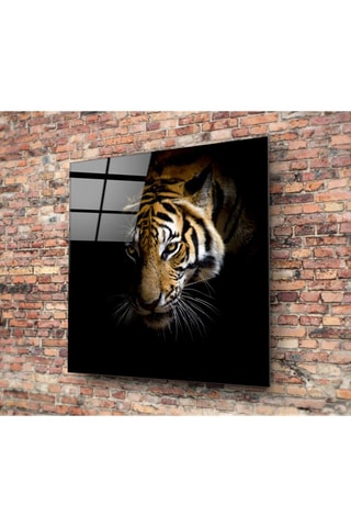 Tableau en verre trempé Tiger 