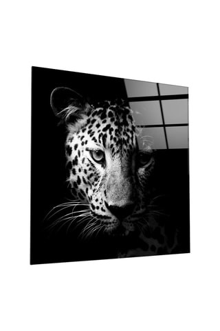 Tableau en verre trempé Leopard 
