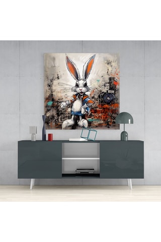 Tableau en verre trempé Rabbit
