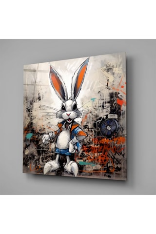 Tableau en verre trempé Rabbit