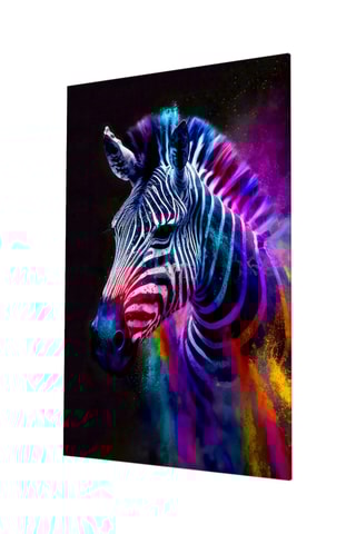 Tableau en verre trempé Zebra