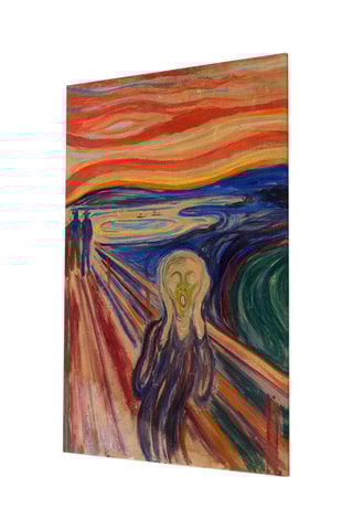 Tableau en verre trempé "Le Cri"- Edouard Munch - Reproduction