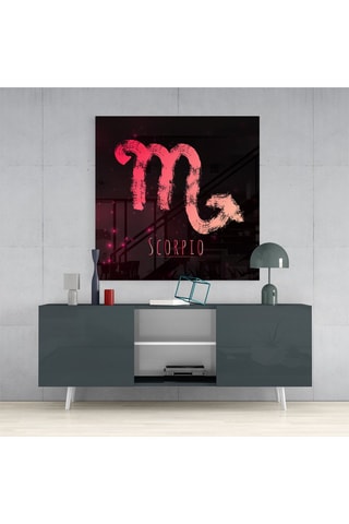 Glazen Wanddecoratie Horoscopes - Schorpioen 