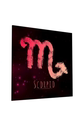 Glazen Wanddecoratie Horoscopes - Schorpioen 