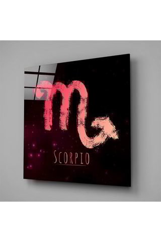 Glazen Wanddecoratie Horoscopes - Schorpioen 