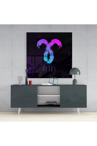 Glazen Wanddecoratie Horoscopes - Ram