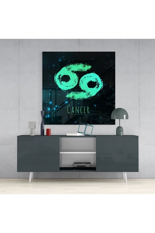 Glazen Wanddecoratie Horoscopes - Kreeft