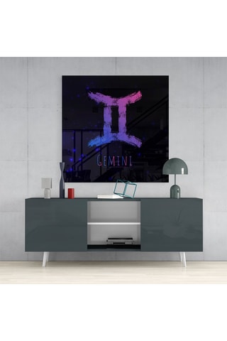 Glazen Wanddecoratie Horoscopes - Tweeling
