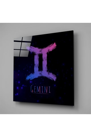 Glazen Wanddecoratie Horoscopes - Tweeling