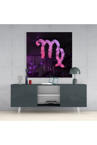 Glazen Wanddecoratie Horoscopes - Maagd