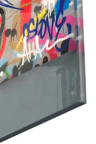 Tableau en verre trempé - Banksy - Reproduction