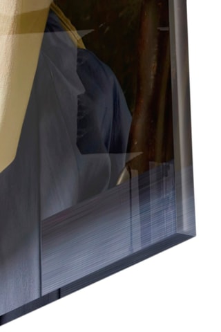 Tableau en verre trempé "La Jeune Fille à la perle" - Vermeer - Reproduction
