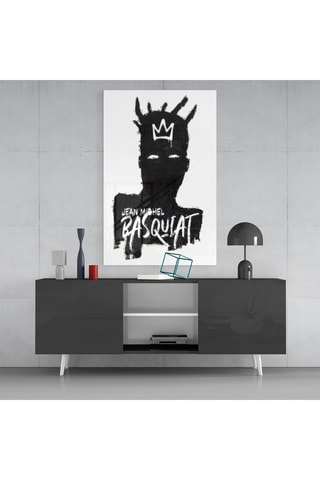 Tableau en verre trempé Style of Jean-Michel Basquiat
