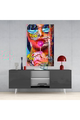 Tableau en verre trempé Lollipop 