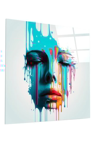 Tableau en verre trempé Face of Her