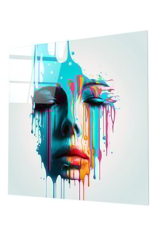 Tableau en verre trempé Face of Her