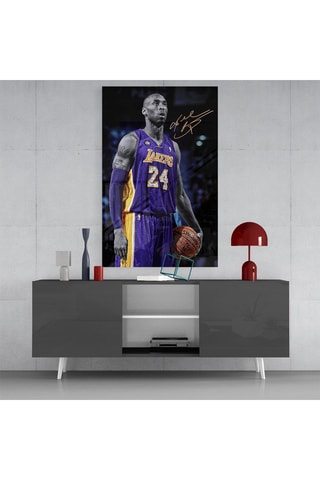 Tableau en verre trempé Kobe Bryant
