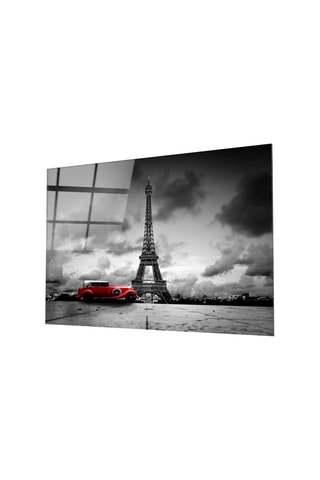 Tableau en verre trempé Vue de la Tour Eiffel
