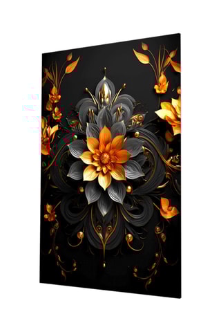 Tableau en verre trempé Fleur de chance